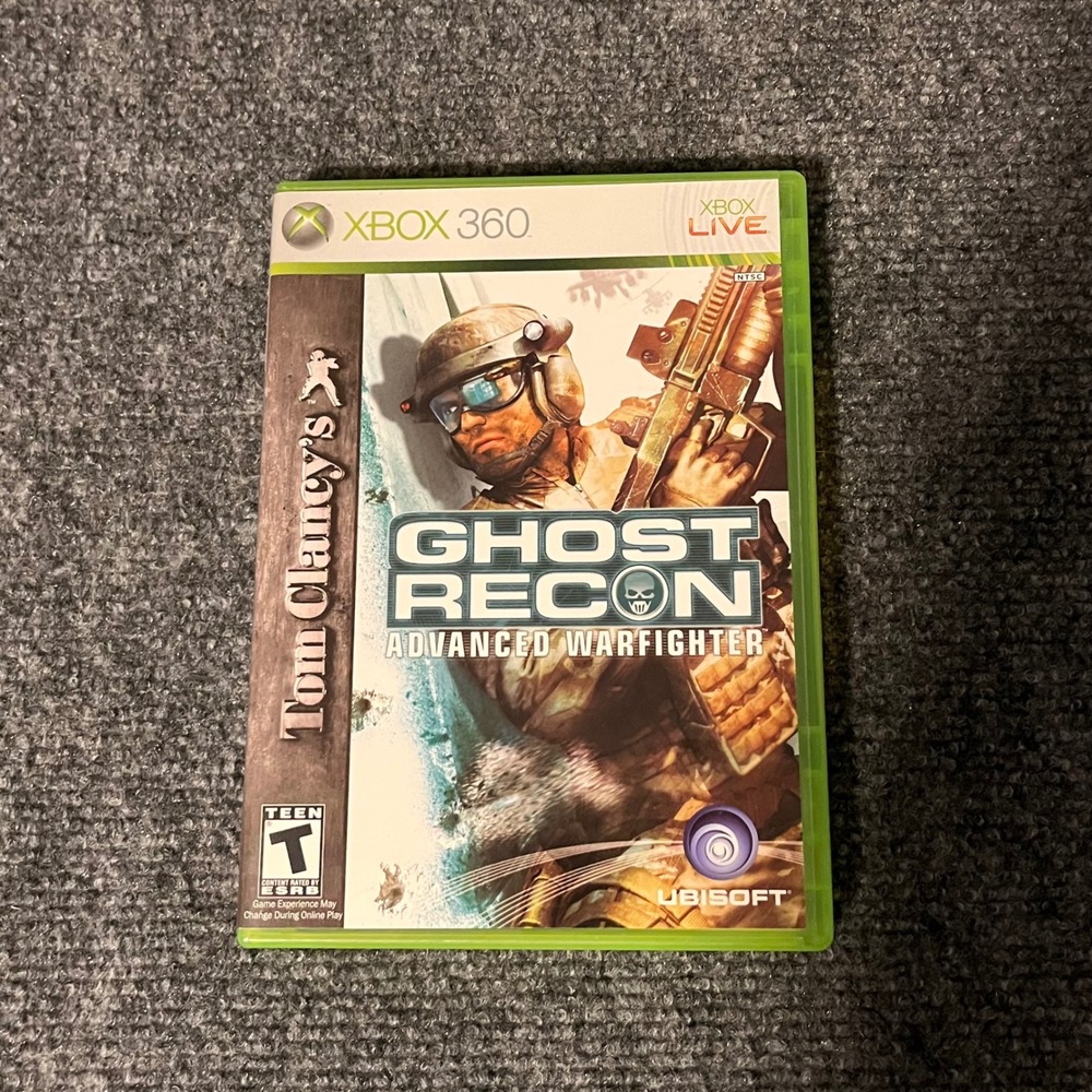 Tom Clancys Ghost Recon Advanced Warfighter Xbox 360 Microsoft Ubisoft NTSC T